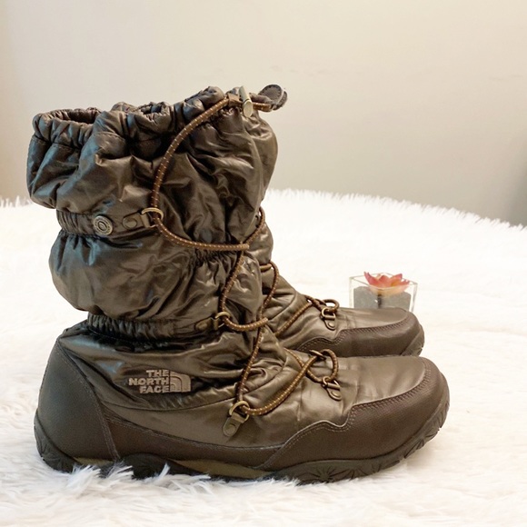 The North Face Shoes - The NORTH FACE | Brown Ice Queen primasoft waterproof winter snow boots women 9